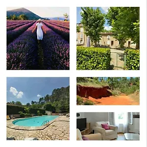 Superbe En Résidence Avec Piscine Dans Le Luberon Au Pied Du Colorado Provencal Rustrel